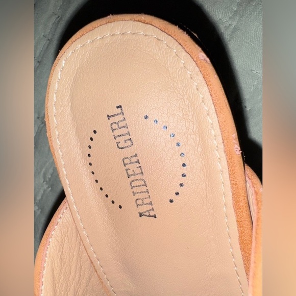 Arider Girl Cara Studded Mule Clogs – Whiskey Brown – Size 7 - Picture 8 of 10